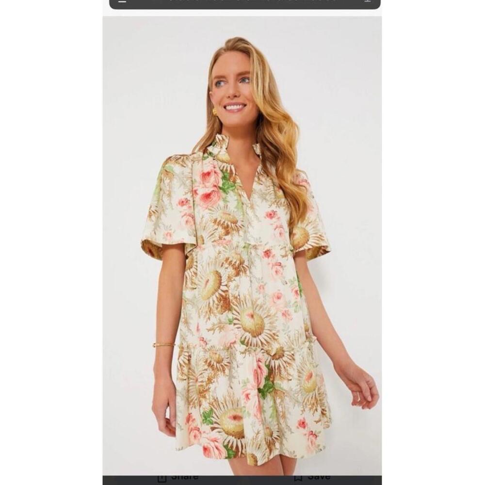 Tuckernuck Sun Faded Floral Crawford Dress NWT Extra Small XS
